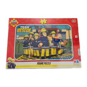 KS Games FRS 704 Fireman Sam 24 Parça Frame Puzzle