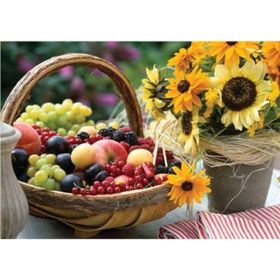 KS Games Fruitsand Sunflowers 1000 Parça Puzzle