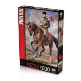 KS Games Gazi Mustafa Kemal Sakarya İsimli Atıyla-11131 1000 Parça Puzzle