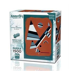KS Games Gris 1500 Parça Puzzle