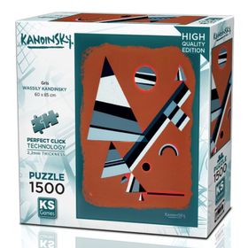 KS Games Gris 1500 Parça Puzzle