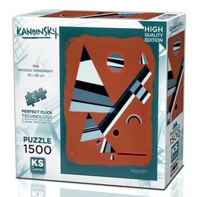 KS Games Gris 1500 Parça Puzzle