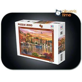 Ks Games Harbour Sunset 2000 Parça Puzzle