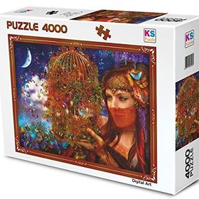 Ks Games Her Butterfly Fairytale 4000 Parça Puzzle
