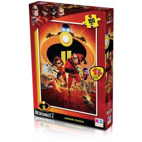 KS Games Incredibles 2 100 Parça Puzzle