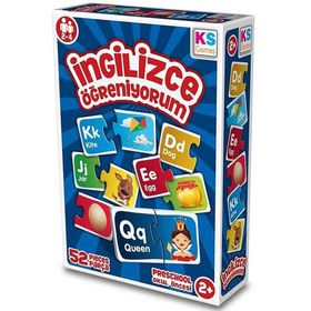 KS Games İngilizce Öğreniyorum 52 Parça Puzzle