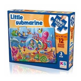 KS Games JP 31006 Little Submarine 12 Parça Jumbo Puzzle