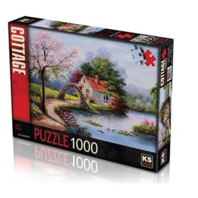 KS Games Lake House 53 1000 Parça Puzzle