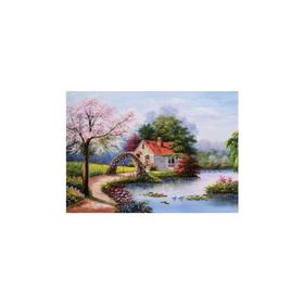 KS Games Lake House 53 1000 Parça Puzzle
