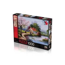KS Games Lake House 53 1000 Parça Puzzle