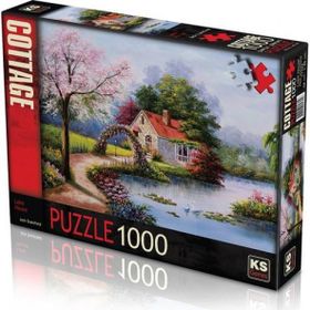 KS Games Lake House 53 1000 Parça Puzzle