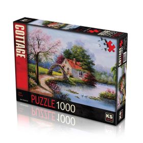 KS Games Lake House 53 1000 Parça Puzzle