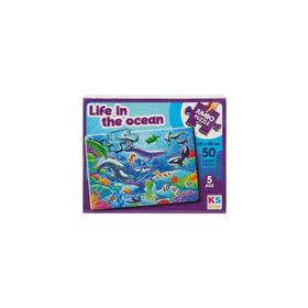 KS Games Life In The Ocean Jumbo 50 Parça Puzzle