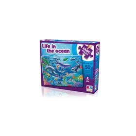 KS Games Life In The Ocean Jumbo 50 Parça Puzzle