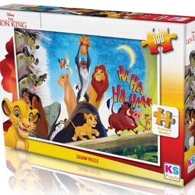 KS Games Lion King (Aslan Kral) 100 Parça Puzzle