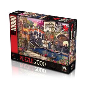 KS Games Love in Venice 2000 Parça Puzzle