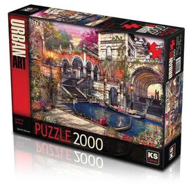 KS Games Love in Venice 2000 Parça Puzzle