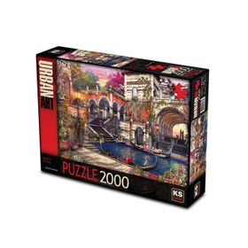 KS Games Love in Venice 2000 Parça Puzzle