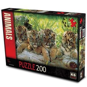 KS Games Mark Goulding Four Tigers 200 Parça Puzzle
