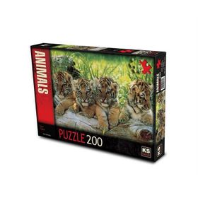 KS Games Mark Goulding Four Tigers 200 Parça Puzzle