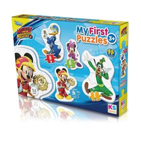 KS Games MCH10304 Mickey Mouse My First 4 in 1 Puzzle