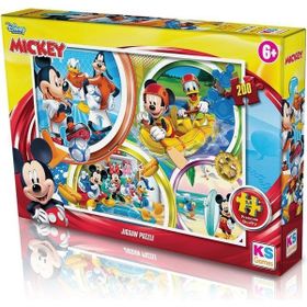 KS Games MCH113 Mickey Mause 200 Parça Puzzle