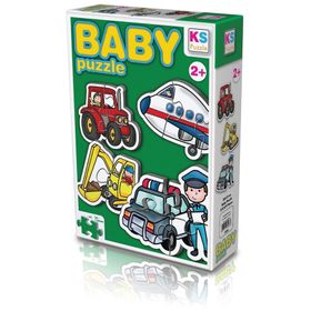 KS Games Meslekler 22x15 cm Baby Puzzle