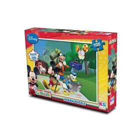 Ks Games Mickey Mouse 100 Parça Puzzle
