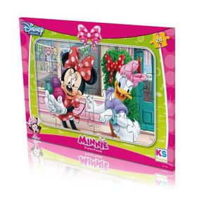KS Games MIN-704 24 Parça Minnie Mouse Frame Puzzle