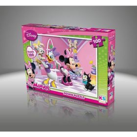 Ks Games Minnie Mouse 100 Parça Çocuk Puzzle