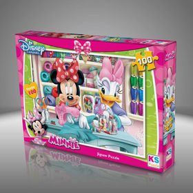 KS Games Minnie Mouse 100 Parça Puzzle