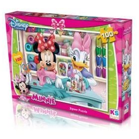 KS Games Minnie Mouse 100 Parça Puzzle