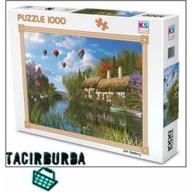 KS Games Old River Cottage 1000 Parça Puzzle
