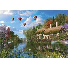 KS Games Old River Cottage 1000 Parça Puzzle