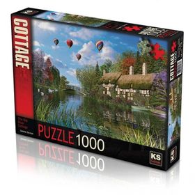 KS Games Old River Cottage 1000 Parça Puzzle