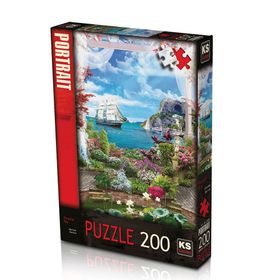 KS Games Paradise Bay 200 Parça Puzzle