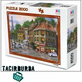 Ks Games Paris Streets 2000 Parça Puzzle