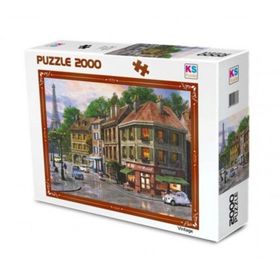 Ks Games Paris Streets 2000 Parça Puzzle