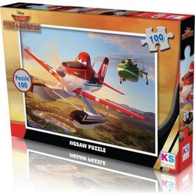 KS Games Planes 100 Parça Frame Puzzle
