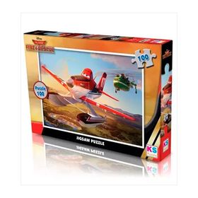 KS Games Planes 100 Parça Frame Puzzle