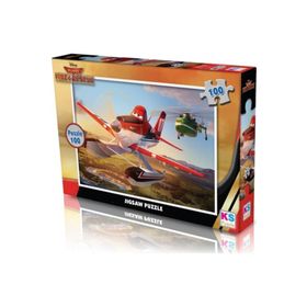 KS Games Planes 100 Parça Puzzle
