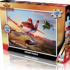 KS Games Planes 100 Parça Puzzle