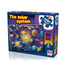 KS Games Planets Of Solar System 50 Parça Dev Puzzle