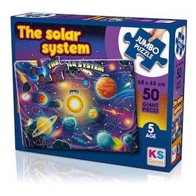KS Games Planets Of Solar System 50 Parça Dev Puzzle