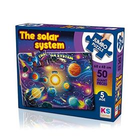 KS Games Planets Of Solar System 50 Parça Dev Puzzle