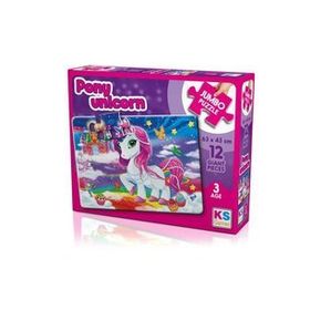 KS Games Pony Unicorn 12 Parça Jumbo Puzzle