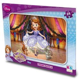 Ks games Prenses Sofia 24 Parça Frame Çocuk Puzzle