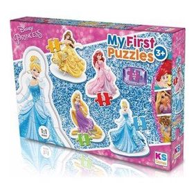 KS Games Princess My First Puzzles 4 In 1 Parça Puzzle