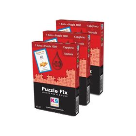 KS Games Puzzle Fix 1000 Parçalık 3 Adet Yapboz Yapıştırıcısı