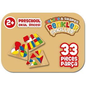 KS Games Renkler Şekiller 33 Parça Puzzle